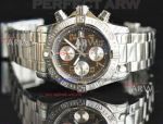 Perfect Replica Swiss 7750 Breitling Avenger ii Seawolf Coffee Dial 43mm Watch 